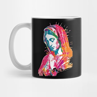 La Virgen de Guadalupe Rainbow Mug